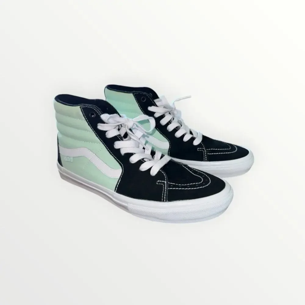 Vans Skate Sk8-Hi Mint Black Men’s 11.5 PopCush DURACAP VN0A5FCCM2T